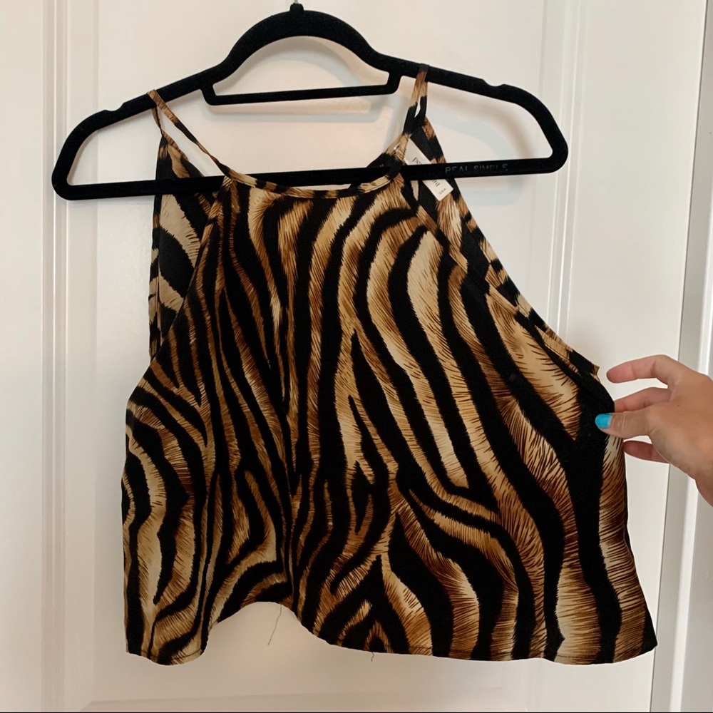 LSU Tiger print game day shirt